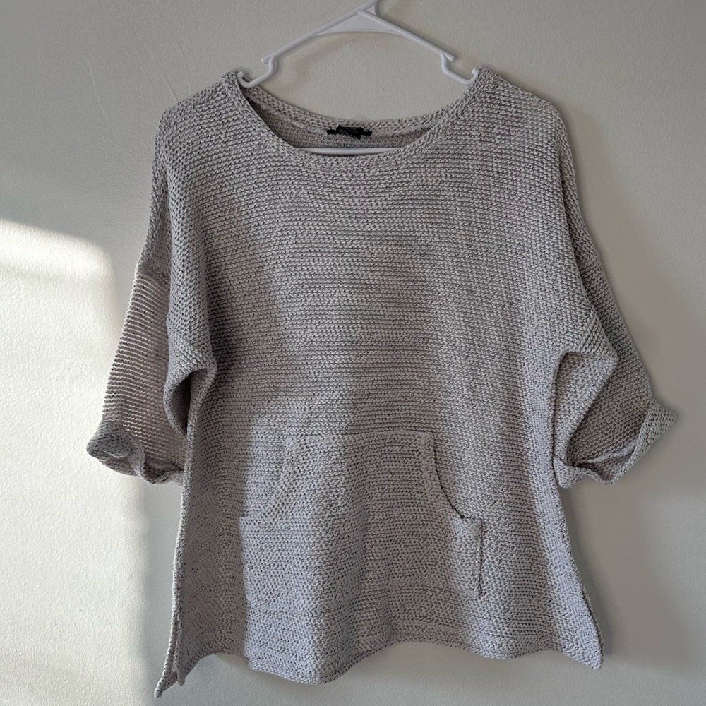 Robert Louis Cream and Black Knit Tunic